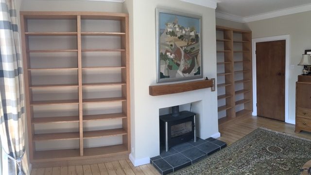 Chris Barr, fitted bookshelves
